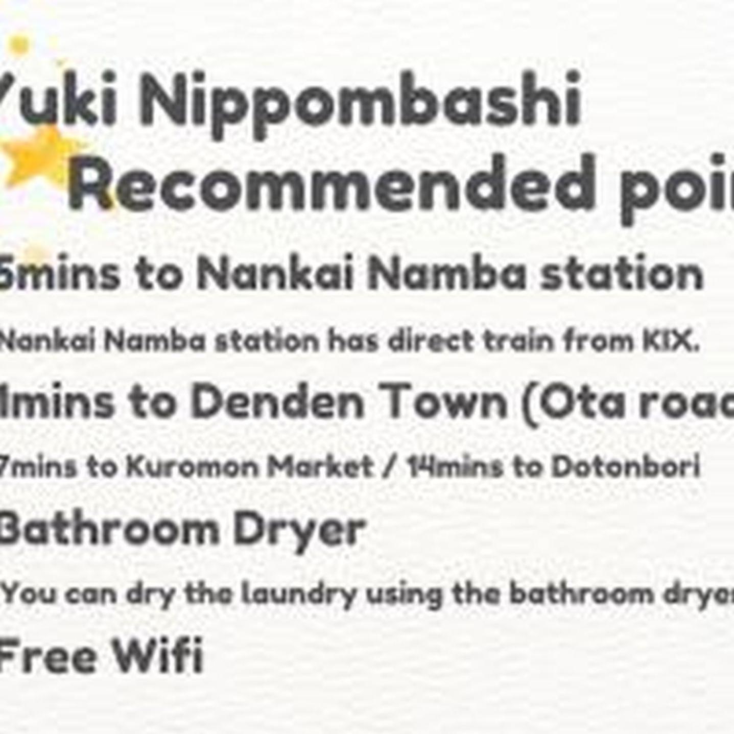 Yuki 1104 Apartamento Osaka